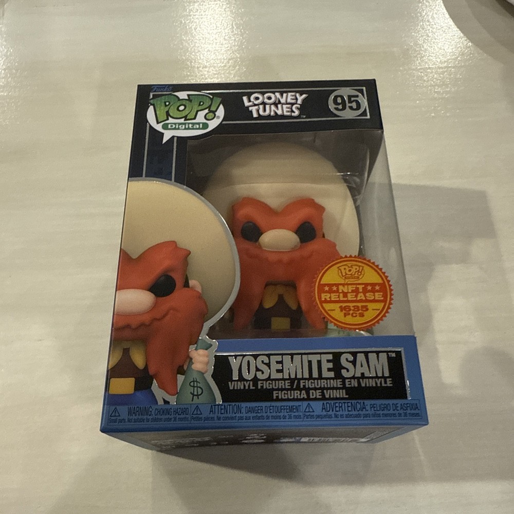 Funko Nft Pop! Vinyl: Looney Tunes - Yosemite Sam (Digital Pop! Release) - Funko (Exclusive) #95