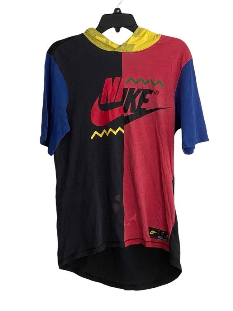 Nike Men's Small Wildcard Sportswear NYC Retro Basketball Hooded Flaw Shirt for Sports Enthusiasts