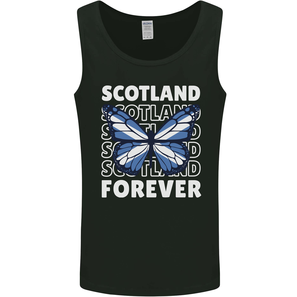 Scottish Butterfly Scotland Mens Vest Tank Top