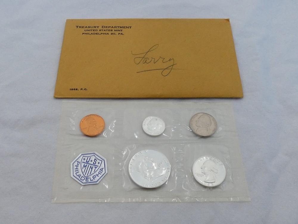 1963 U.S. 5 Coin Silver Proof Set U-5
