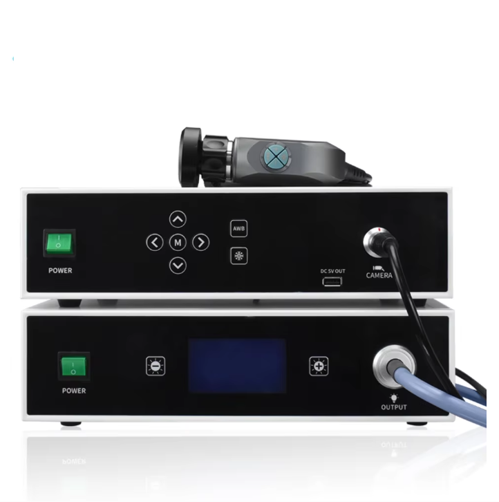 1080P Full HD Endoscope Camera and 100W Led Cold Light Source with 1.8m Fiber Op