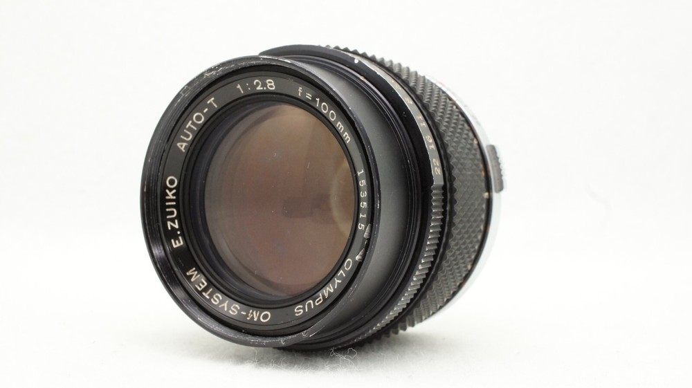 Olympus OM-System E.Zuiko Auto-T 100mm f2.8 Manual Focus Lens Exc +3 Japan SN153515