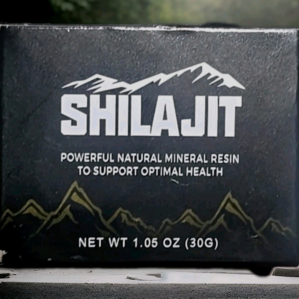 Pure Himalayan Shilajit Resin with 85+ Trace Minerals 600mg High Potency  