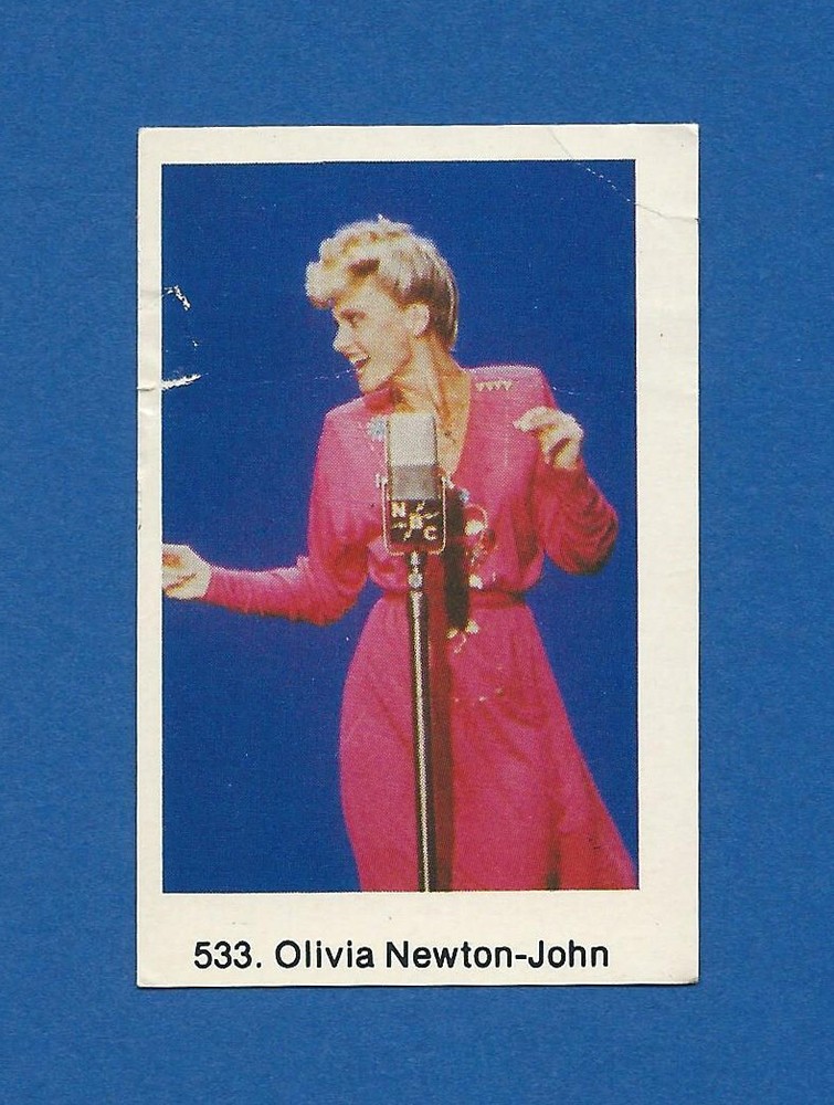 1980 Swedish Popbilder Olivia Newton-John Punkt V #533 Collectible Card