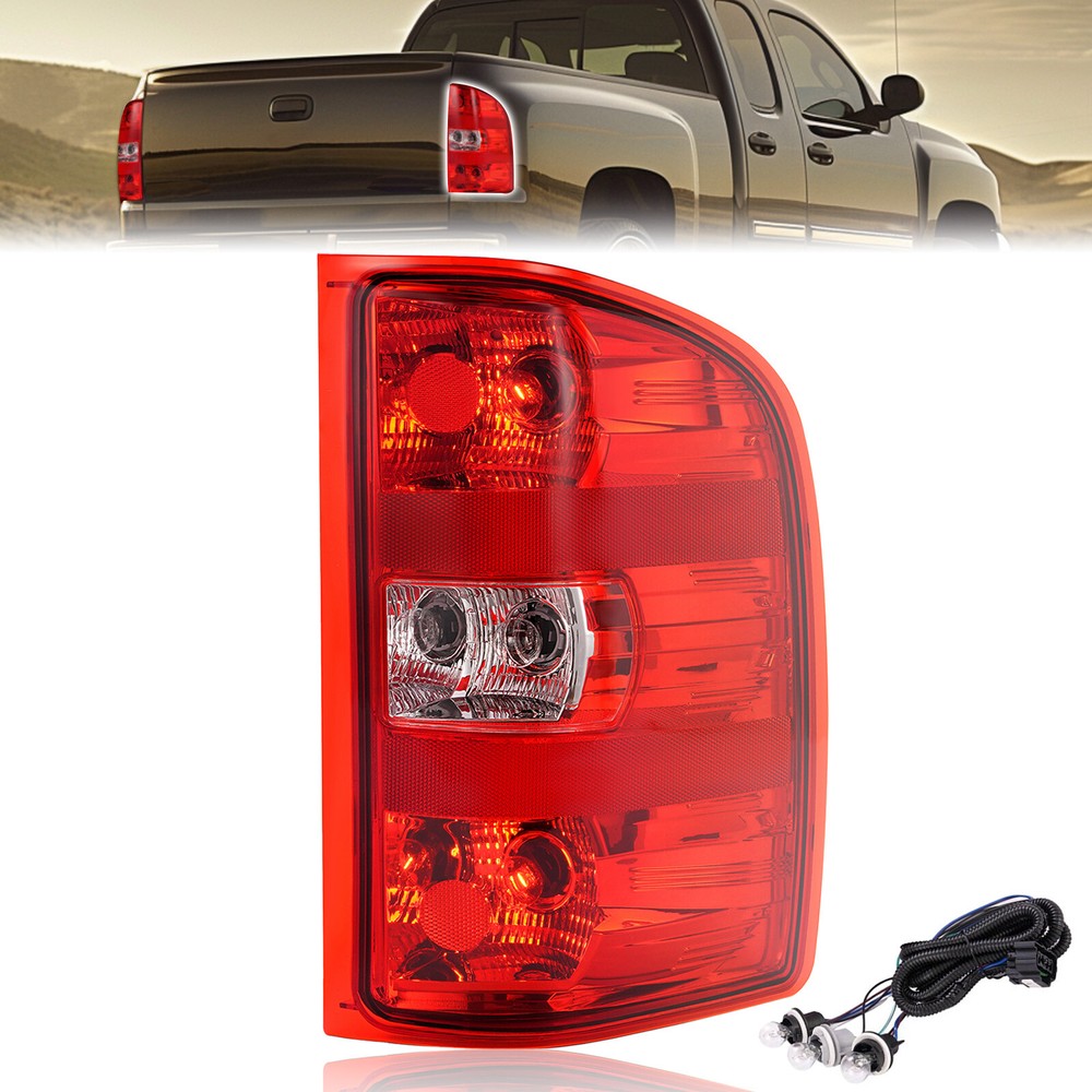 Right Tail Light For Chevy Silverado 1500 2500HD 07-14/For GMC Sierra 1500 12-13