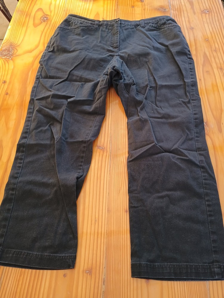 KAREN SCOTT PETITES BLACK PANTS Petites SIZE 14