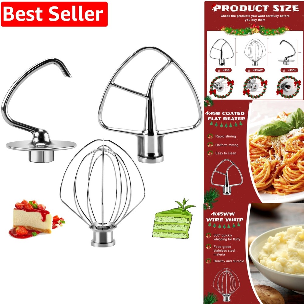 3 Must-Have Stainless Steel Mixer Attachments for Easy Baking & Cooking