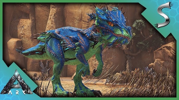 Ark Survival Ascended Crossplay PvP Velonasaur Base Turret