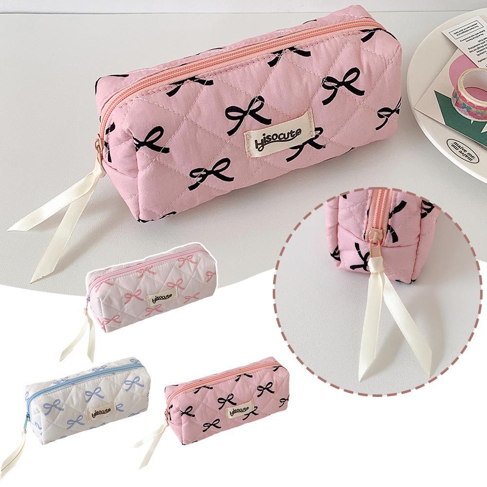 All-purpose Bow cosmetic bag portable toiletry bag storage bag pencil case GXA