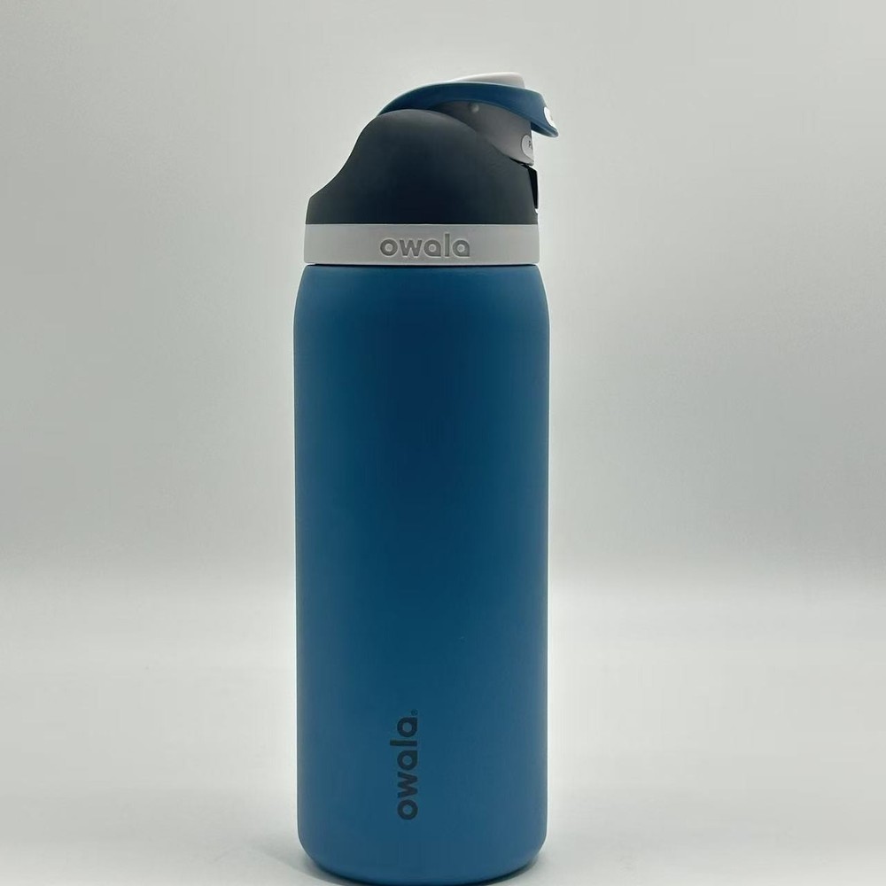 Owala FreeSip 40oz Stainless Steel Water Bottle Blue Oasis Top Quality