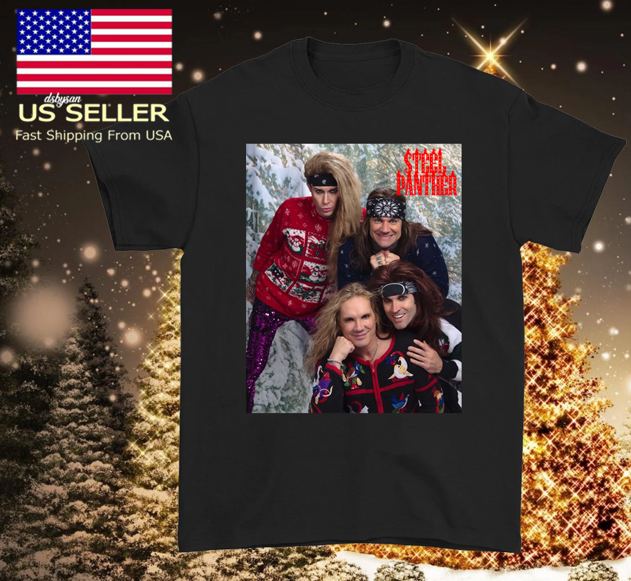 HOT Merry Christmas Steel Panther band T-Shirt All sizes S to 5Xl black XY401