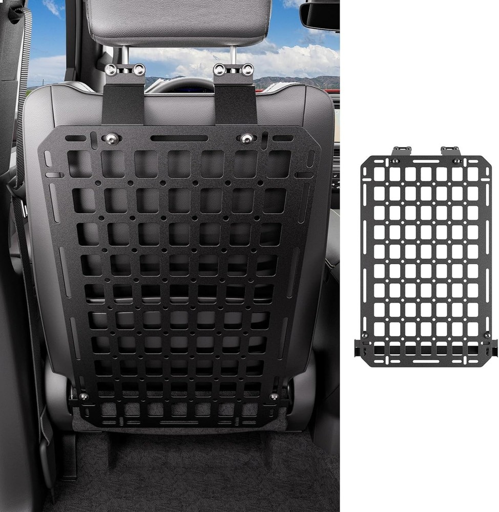 For 2019-2026 Chevy Silverado GMC Sierra 1500 Seat Back Molle Panel Organizers