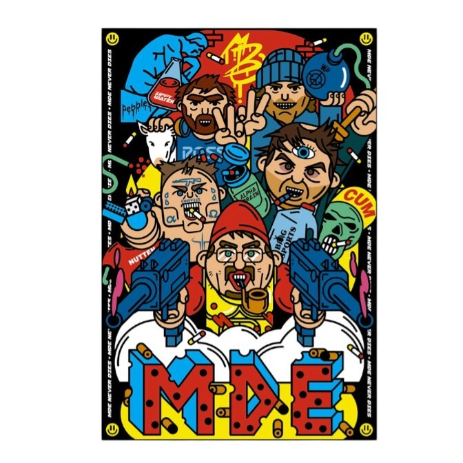 Million Dollar Extreme SAM HYDE MDE Peace ROCHEFORT Bomb Squad Poster 24