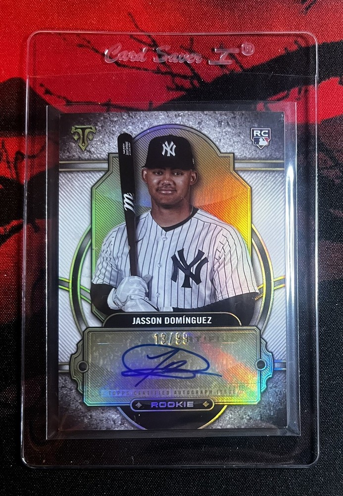 2024 Topps Triple Threads Jasson Dominguez /99 Auto NY Yankees Offer! RA-JD