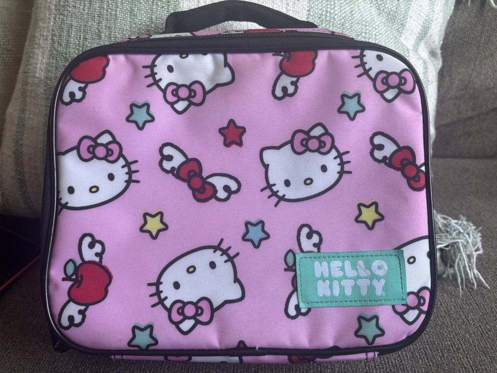 Pink Hello Kitty Insulated Lunch Box for Back to School-image
