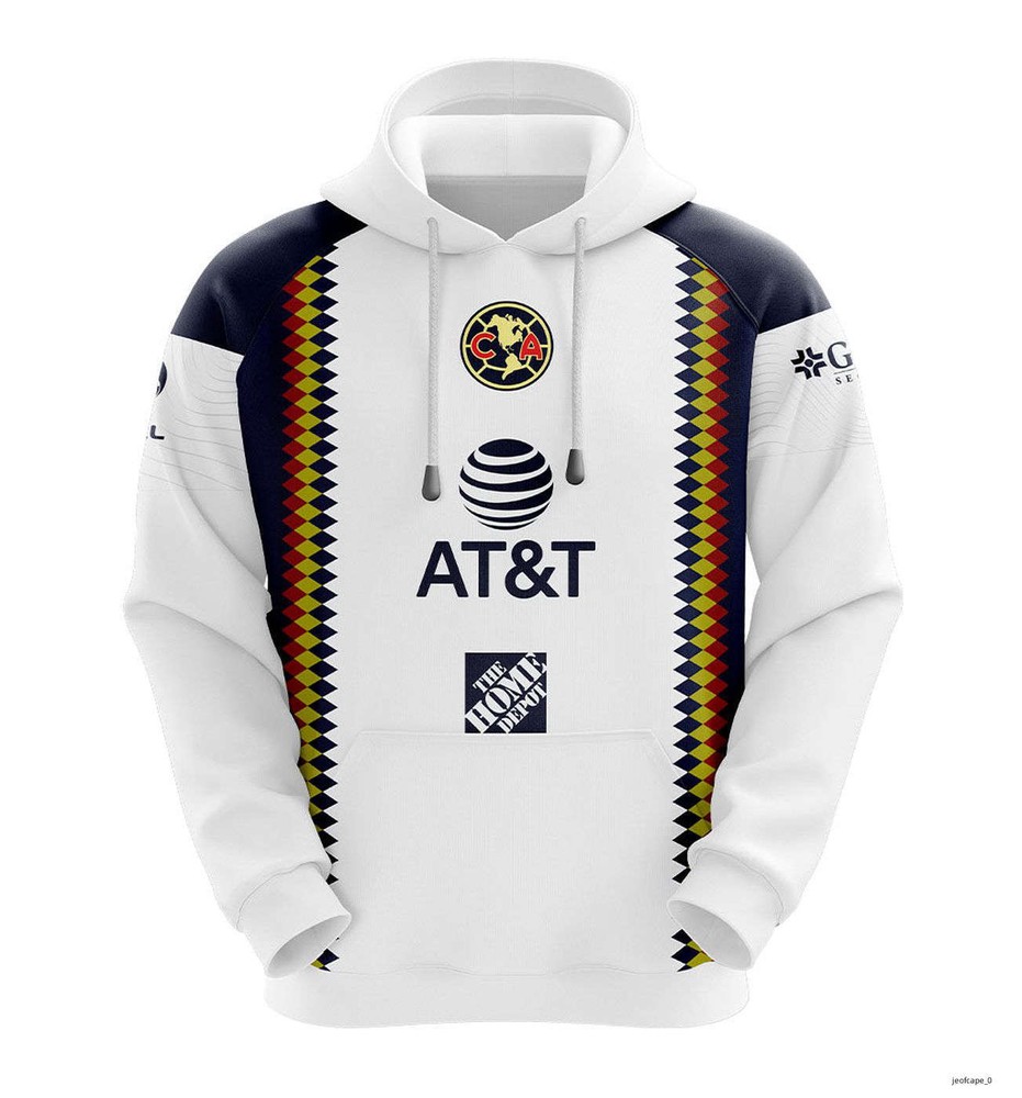 Personalized Liga MX America Hoodie Pullover Hooded Gift Fan 042