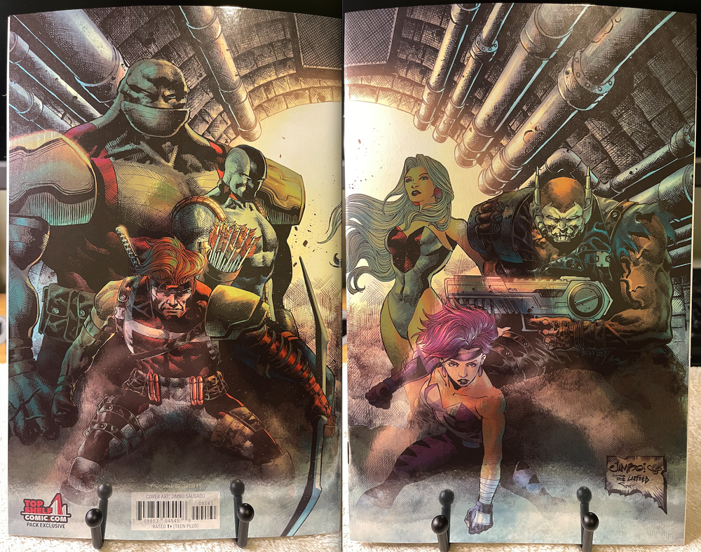 Youngblood #1 - Jimbo Salgado Wraparound Foil - TopshelfComic Pack Exclusive