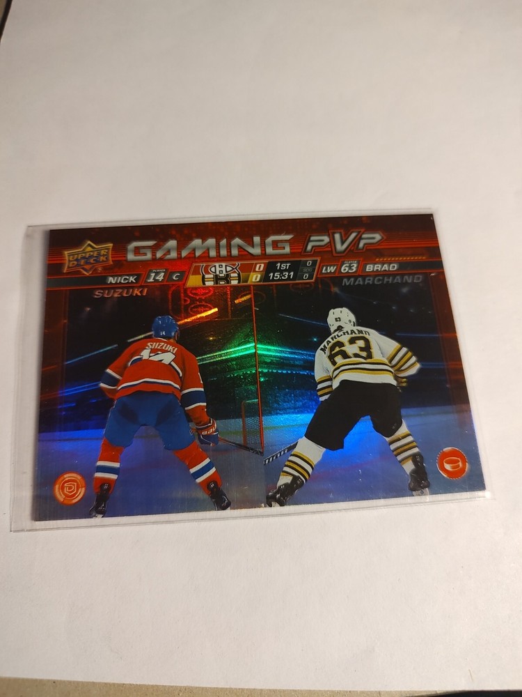 2024-25 Upper Deck Series 1 - Gaming PVP #GPVP-3 Brad Marchand, Nick Suzuki