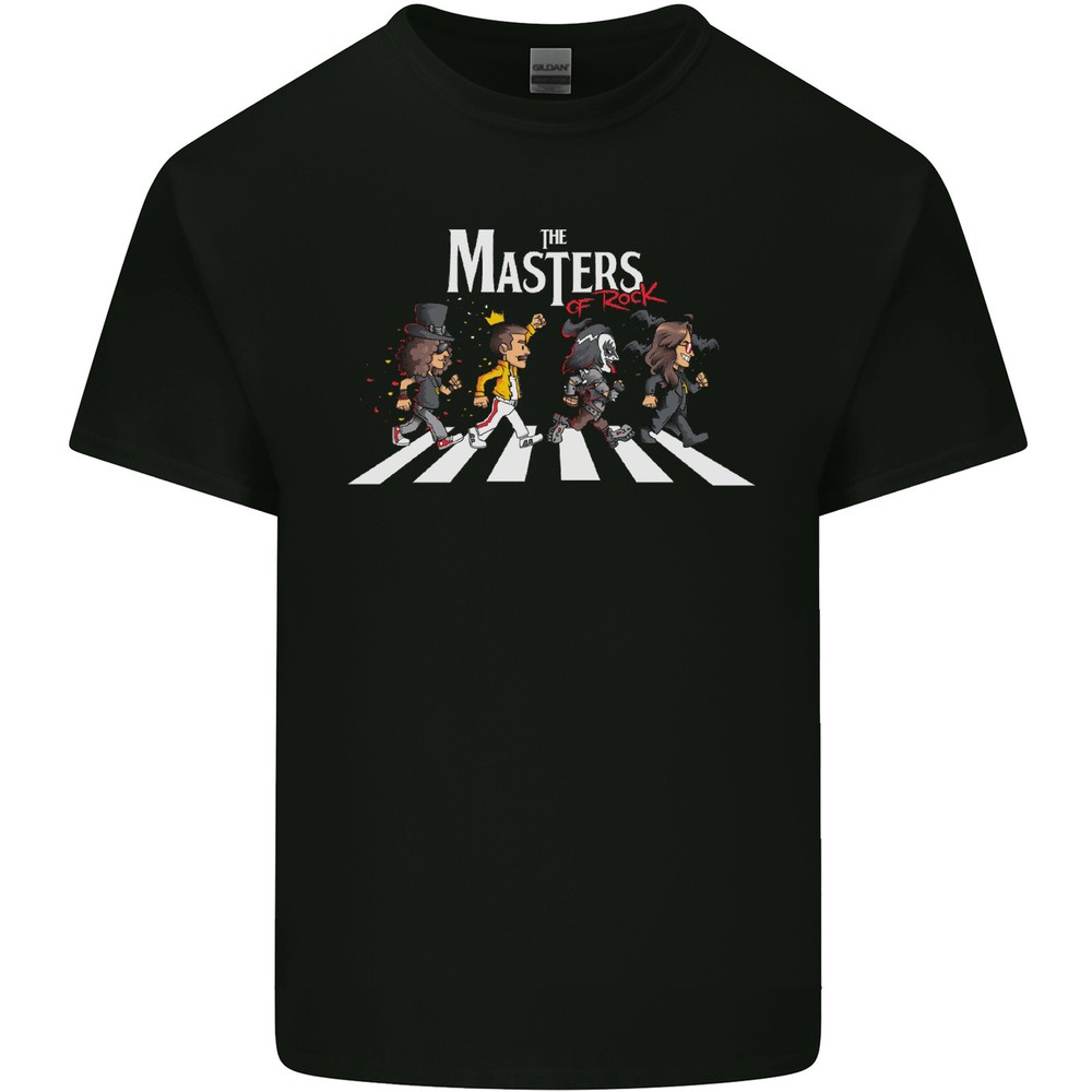 Masters of Rock Band Music Heavy Metal Mens Light Cotton T-Shirt