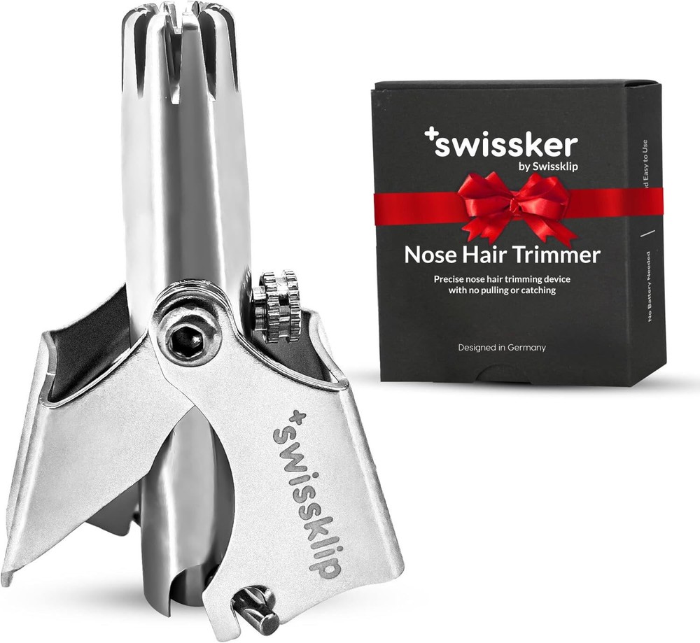 Swissklip Human Power Nose Hair Trimmer for Men | Manual Nose Hair Trimmer for W