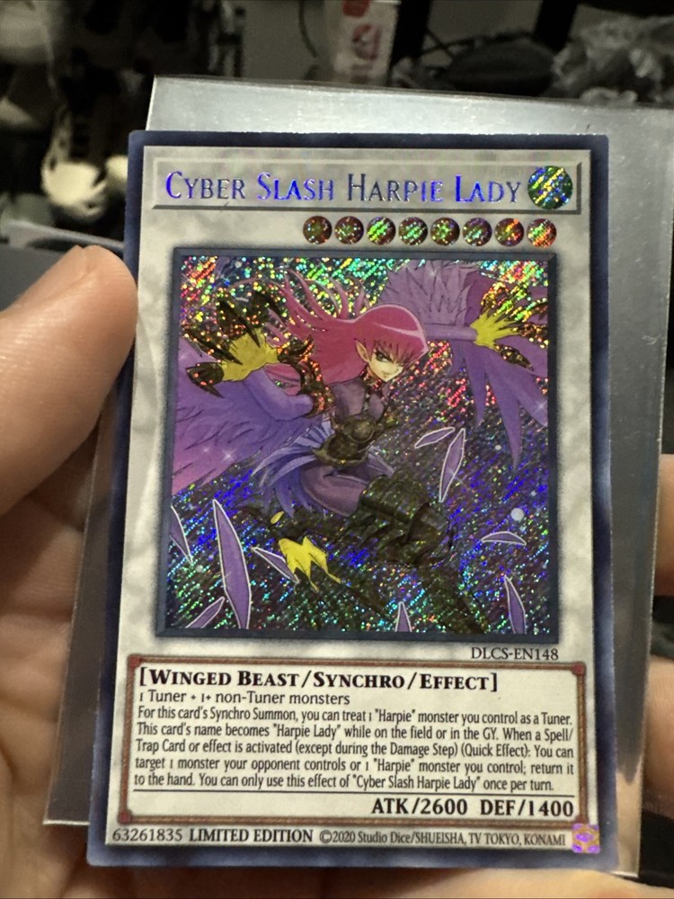 Cyber Slash Harpie Lady DLCS-EN148 Limited Edition Dragons of Legend Complete Series-image