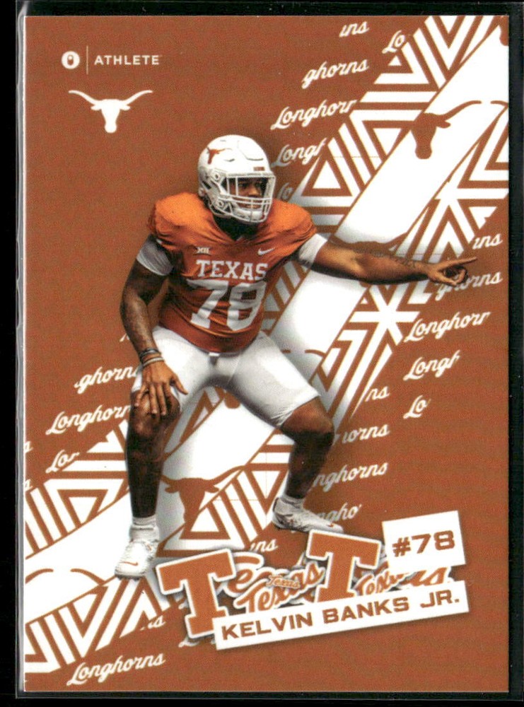 2024 ONIT Athlete Texas Longhorns ST-1 Kelvin Banks Jr Sticker Series