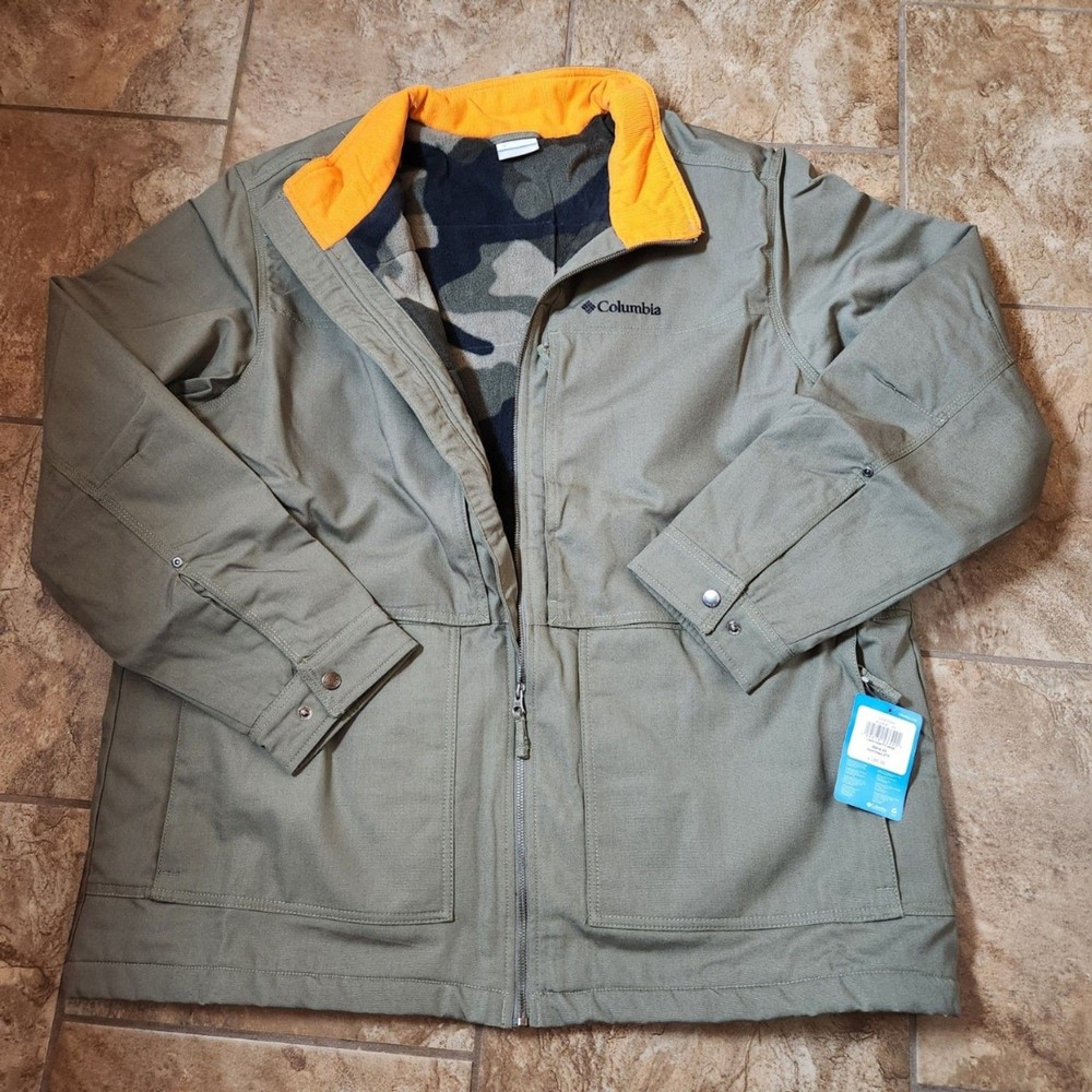 Columbia Loma Vista II Stone Green Jacket for Men Size 2X