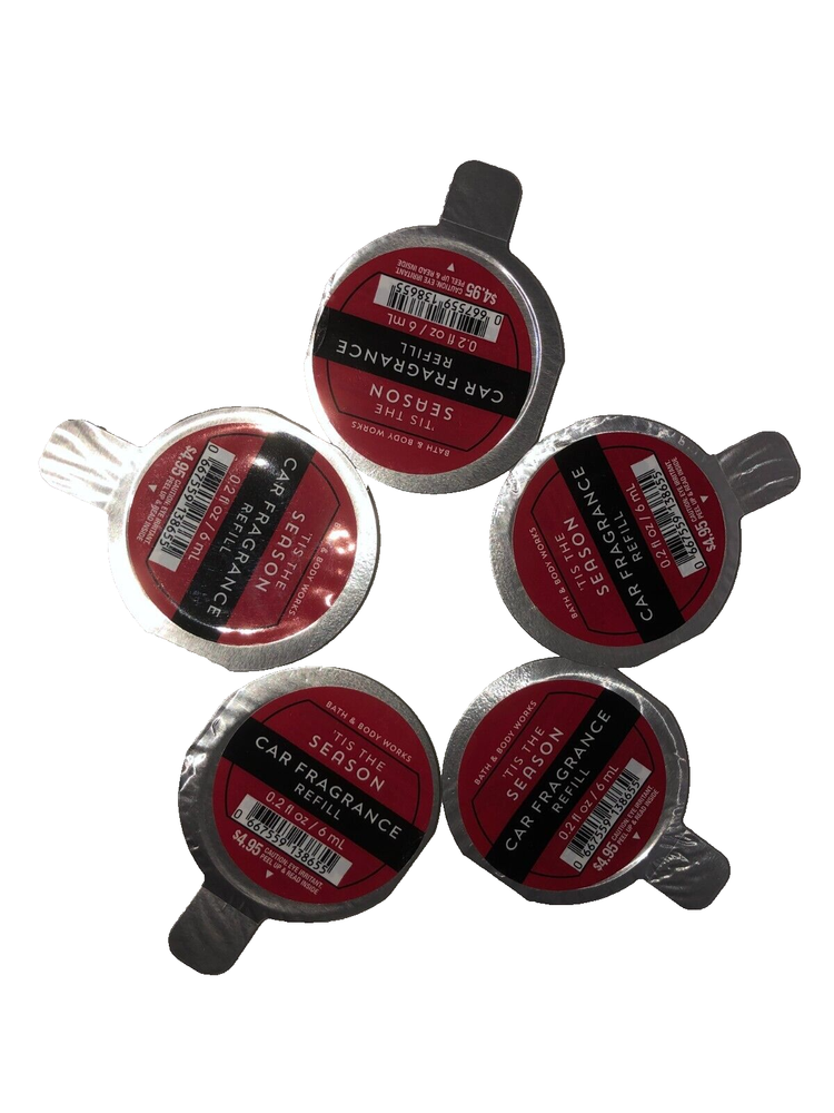 x5 Bath & Body Work LUMINOUS Car Fragrance Refill Scentportable RETIRED