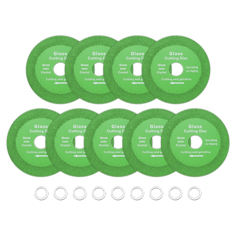 9 Pack Glass Cutting Disc 4 Inch Diamond Cutting Disc with 4/5