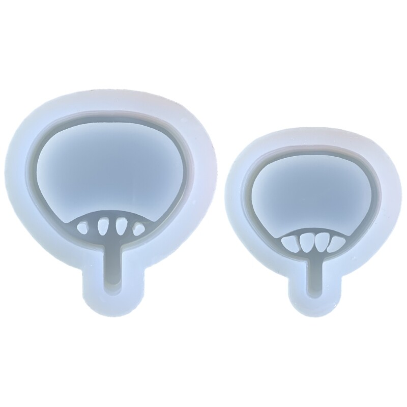 Silicone Resin Shaker Mold for DIY Jewelry Keychains and Pendants  