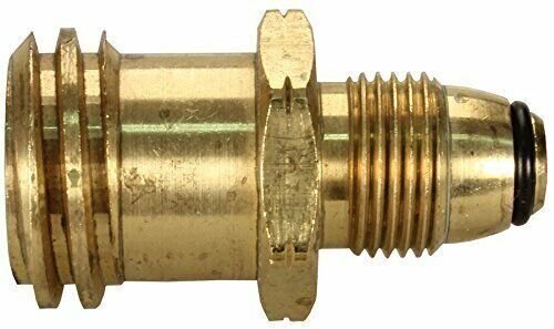 Jr Products Male Prest-O-Lite To Female Quick Connect Adapter Brass 07-30125