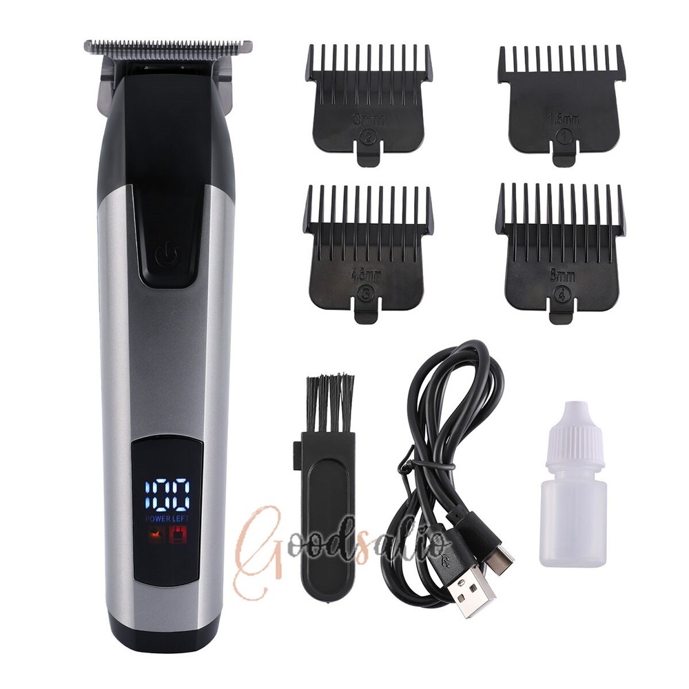 Professional Trimmer Kit Hair Clippers Cordless Barber Shaving Machine Barber US