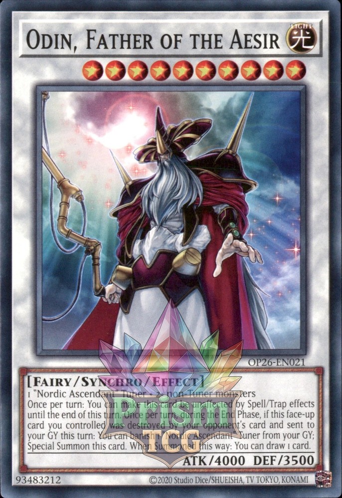 Odin Father of the Aesir OP26-EN021 Yu-Gi-Oh Ultra Rare Card