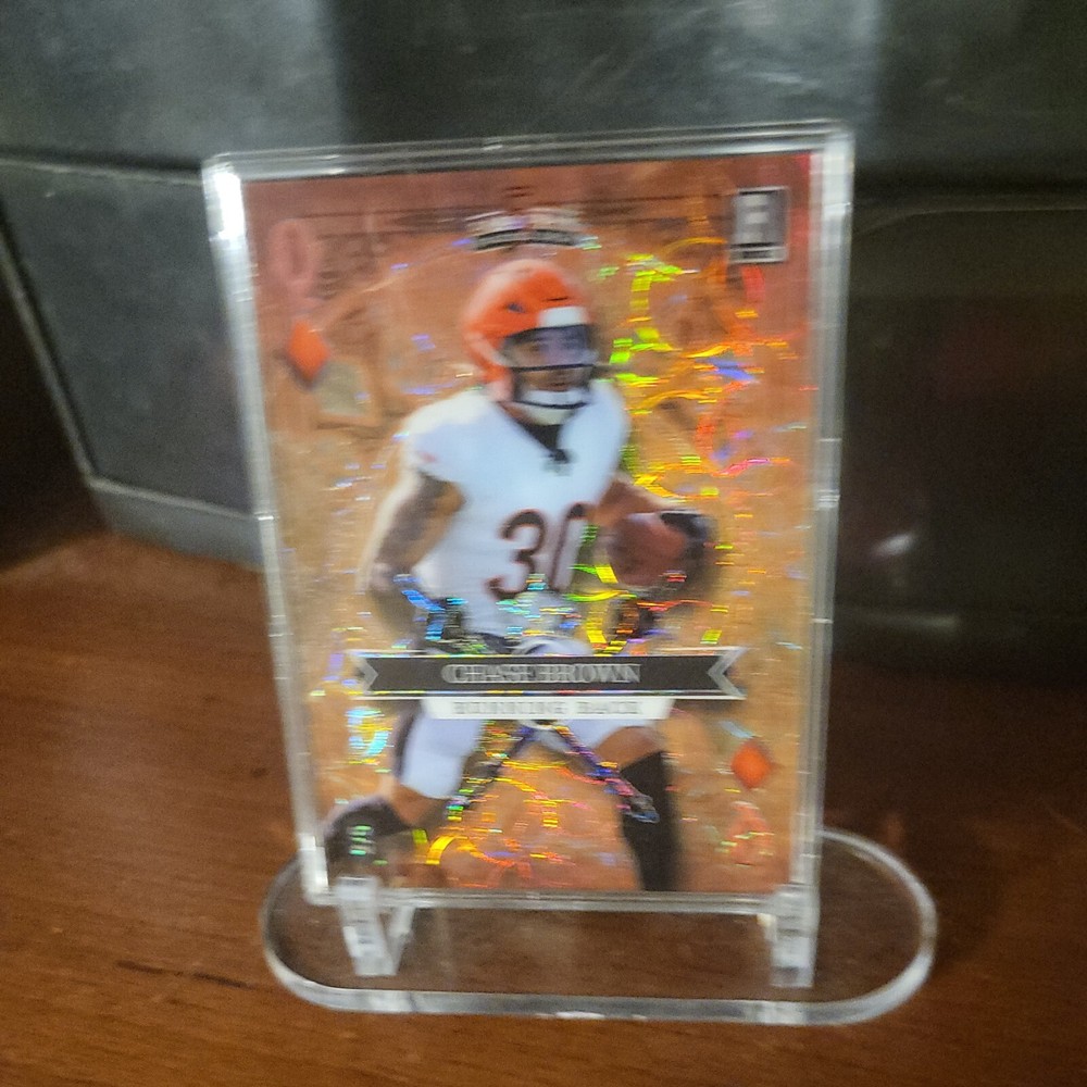 Chase Brown Rookie  2023 Wild Card  5 Card Draw Queen of Diamonds 2/5 (RC)