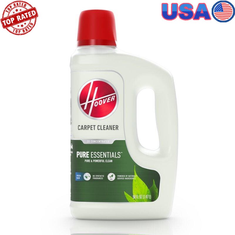 Eco-Friendly Fresh Rain Carpet Cleaner 50 oz Deep Cleaning Plant-Based Formula