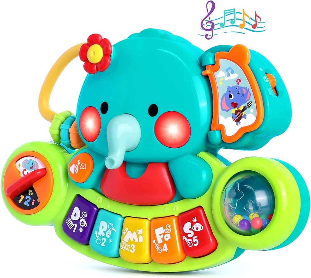 Interactive Baby Piano Toy with Lights & Music for Infants 0-18 Months