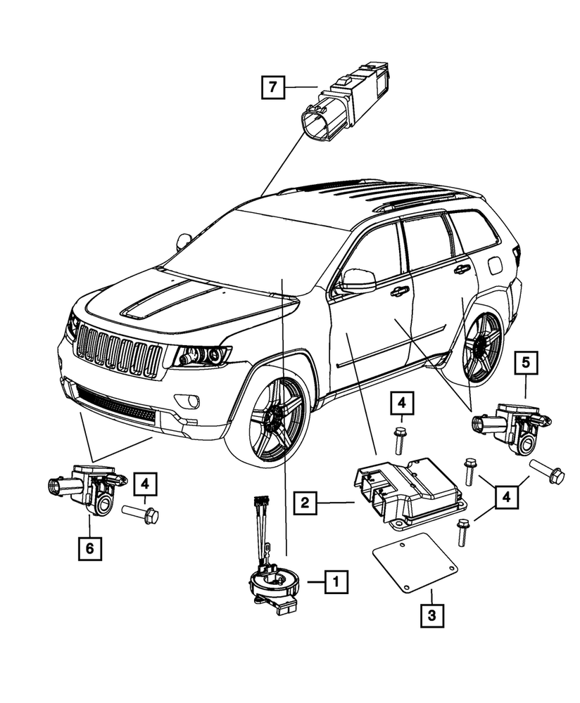 Genuine Mopar Steering Column Module 6XK84DX9AA