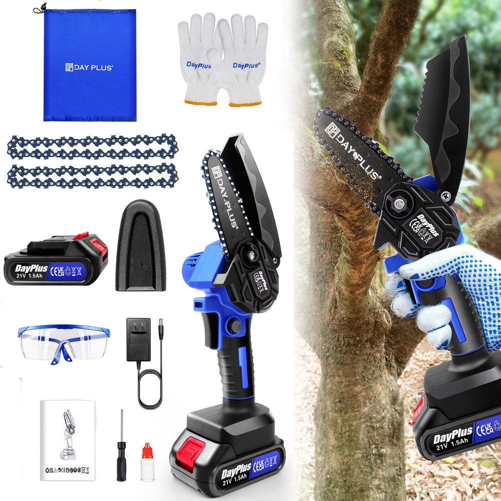 Cordless Electric Chainsaw for Wood Cutting Compatible with Makita Battery
