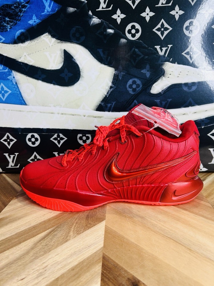 Lebron XXI Men's Size 11.5 Bright Crimson/Gym Red HF5951-600 “Wizard of Oz” Ruby