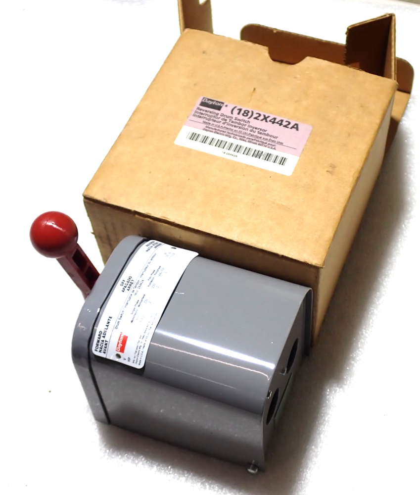 DAYTON 2X442A REVERSING DRUM SWITCH NEW