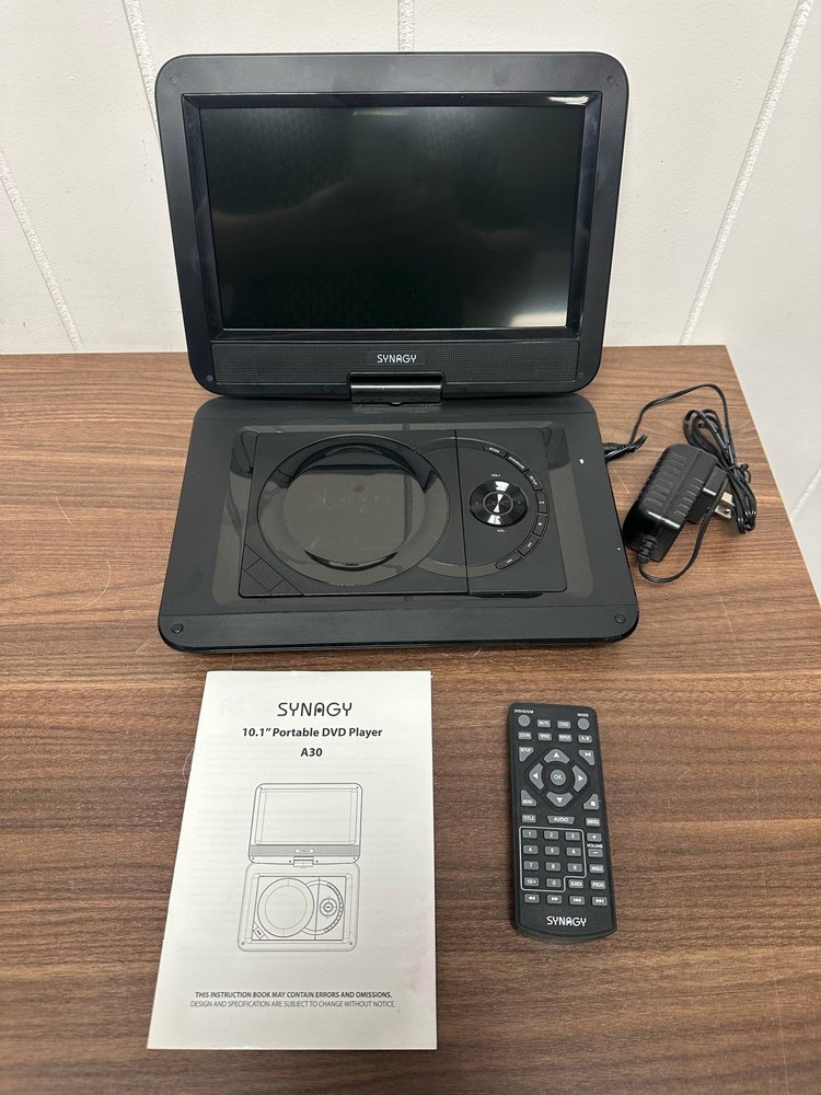Synagy 10.1 Inch Portable DVD Player A30 Very Good