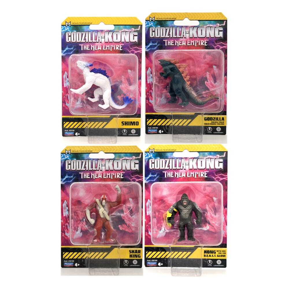 Godzilla x Kong The new Empire Mini Monster Figures 5cm Assorted (24)