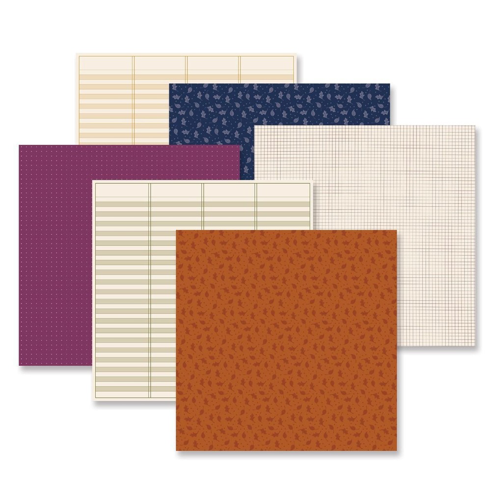 Creative Memories It's Fall, Y'all Tone on Tone Paper Pack (12/pk)