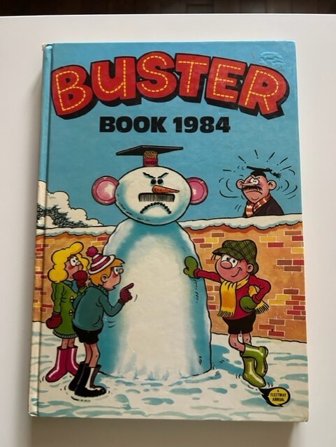 Buster Book  1984 Comic Strip Hardcover Book Collectible