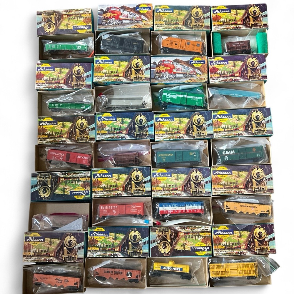VTG 20 LOT Athearn HO Trains Rolling Stock AHM, Mantua Bachman, Roco, Lionel VG+