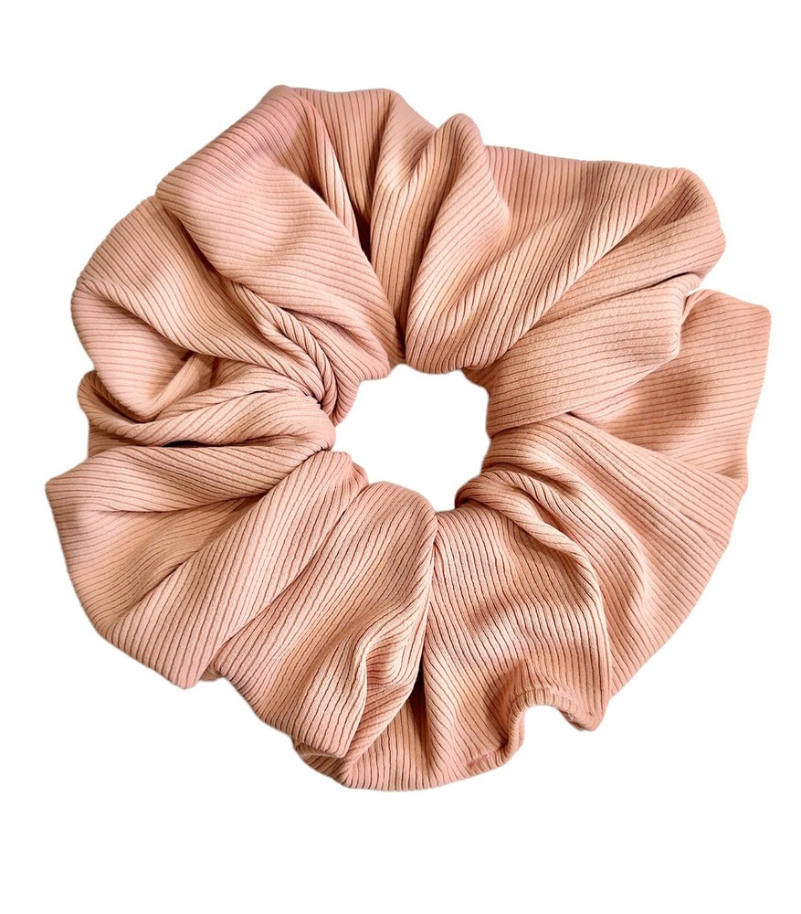 XL Pink Stretchy Fabric Scrunchies Handmade Brand New Accessory