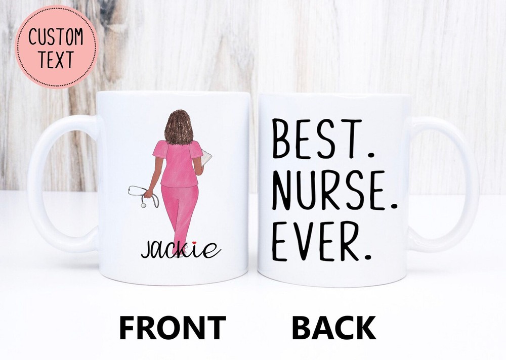 Personalized Nurse Graduation Gift Best Nurse Ever Nurse Mug Coffee Mug Custom