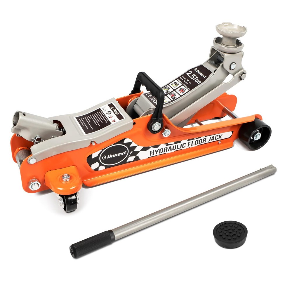 Donext 2.5 Ton Low Profile Racing Floor Jack, Heavy Duty Steel Construction, ...