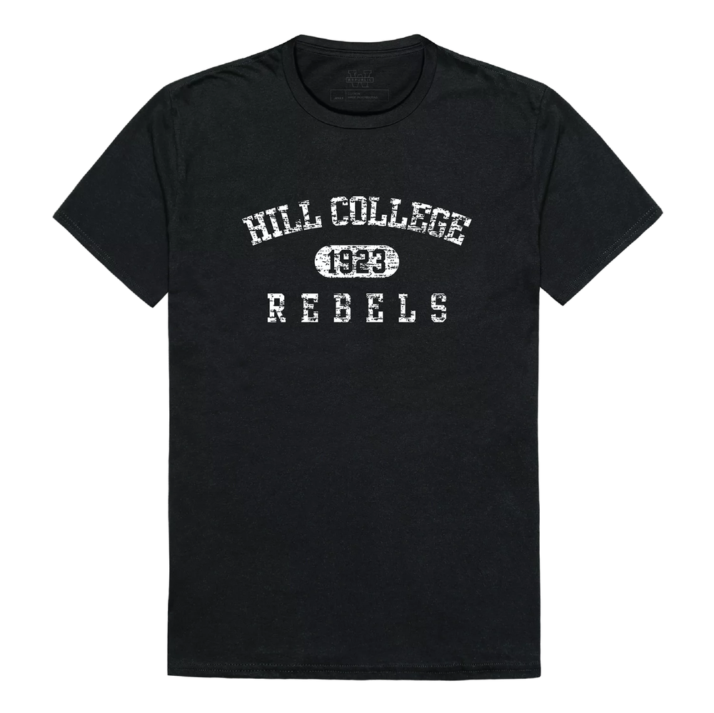 Hill College Rebels NCAA Vintage Distressed Arch Tee Shirt