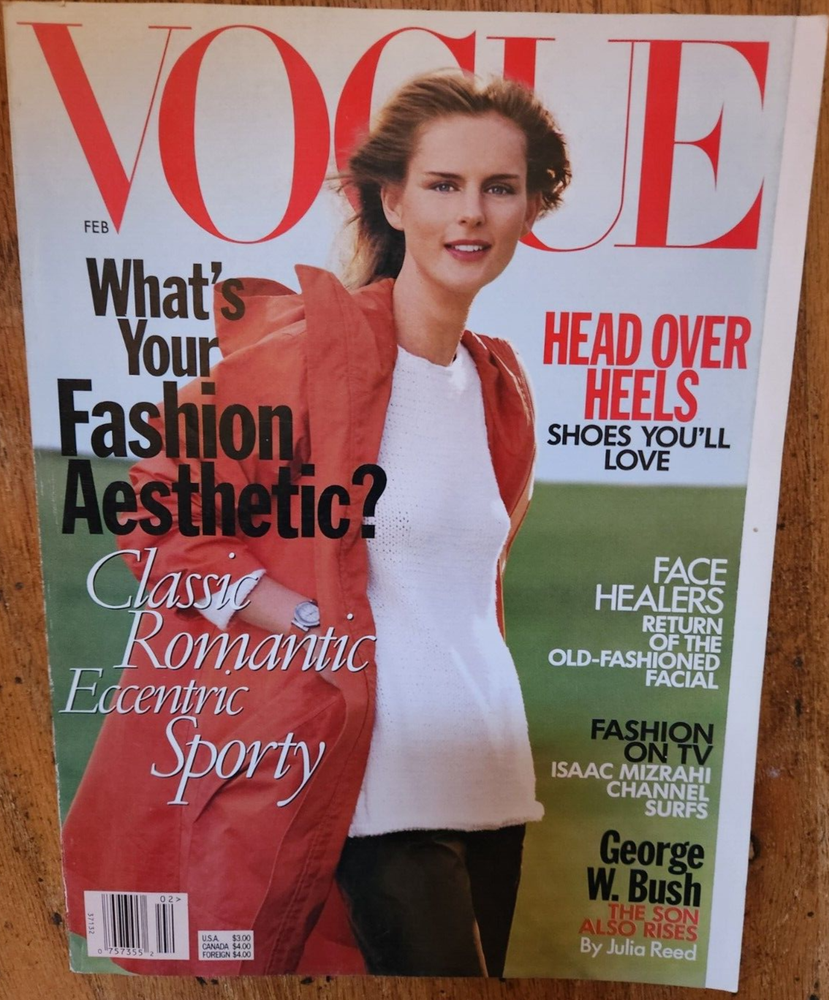 Vogue Magazine February 1999 Stella Tennant by Steven Meisel SHOES YOU'LL LOVE